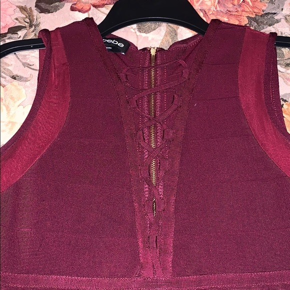 Beautiful marroon bandage dress - Picture 2 of 5